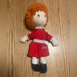 Vintage Knickerbocker Little Orphan Annie 12" Rag Doll 1970s Plush Toy